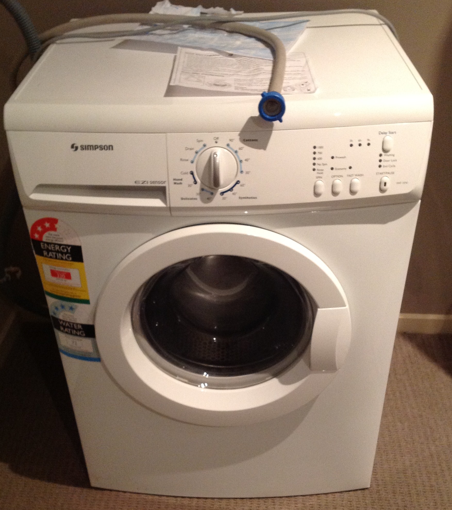 SIMPSON 7kg front loaderϴ�C