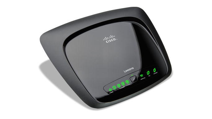 CISCO Linksys WAG120N Wireless-N Home All-in-one ADSL2+ modem, router, wireless access point, and 4-